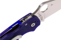 Spyderco Para 3 S110V Dark Blue C223GPDBL Pocket Knife -Gentleman’s Knives Popular Shop SPC223GPDBL 06 spyderco spc223gpdbl 06