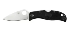 Spyderco LeafJumper Lightweight C262PBK, Satin VG-10, Black FRN Pocket Knife