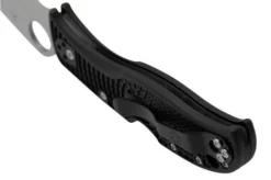 Spyderco LeafJumper Lightweight C262PBK, Satin VG-10, Black FRN Pocket Knife -Gentleman’s Knives Popular Shop SPC262PBK 04 spyderco