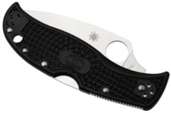 Spyderco LeafJumper Lightweight C262SBK, Serrated Satin VG-10, Black FRN Pocket Knife -Gentleman’s Knives Popular Shop SPC262SBK 06 spyderco