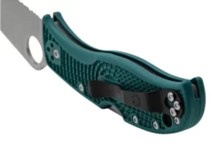 Spyderco LeafJumper K390 C262SBLK390 Serrated Pocket Knife -Gentleman’s Knives Popular Shop SPC262SBLK390 04 spyderco