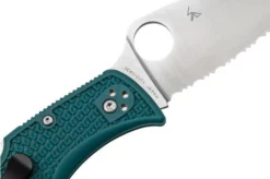 Spyderco LeafJumper K390 C262SBLK390 Serrated Pocket Knife -Gentleman’s Knives Popular Shop SPC262SBLK390 05 spyderco
