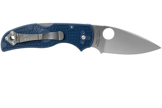 Spyderco Native 5 SPY27 C41PCBL5 Blue FRN Pocket Knife Spyderco Native 5 SPY27 C41PCBL5 Blue FRN Pocket Knife -Gentleman’s Knives Popular Shop SPC41PCBL5 02 spyderco