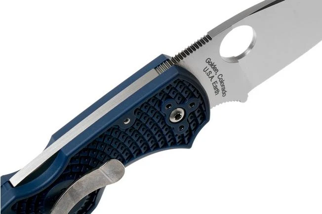 Spyderco Native 5 SPY27 C41PCBL5 Blue FRN Pocket Knife Spyderco Native 5 SPY27 C41PCBL5 Blue FRN Pocket Knife -Gentleman’s Knives Popular Shop SPC41PCBL5 06 spyderco