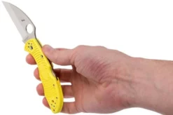 Spyderco Delica Salt 2 Wharncliffe C88PWCYL2 Pocket Knife -Gentleman’s Knives Popular Shop SPC88PWCYL2 08 spyderco