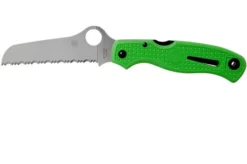 Spyderco Atlantic Salt Green LC200N C89FSGR Serrated Pocket Knife