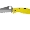 Spyderco Pacific Salt 2 Yellow C91SYL2 Serrated Pocket Knife