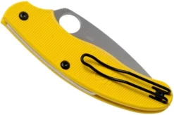 Spyderco UK Penknife Salt LC200N Serrated C94SYL Yellow Pocket Knife -Gentleman’s Knives Popular Shop SPC94SYL 04 spyderco