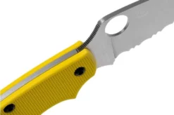 Spyderco UK Penknife Salt LC200N Serrated C94SYL Yellow Pocket Knife -Gentleman’s Knives Popular Shop SPC94SYL 06 spyderco