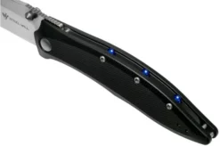 Steel Will Gienah F53-01 Black, Satin Pocket Knife -Gentleman’s Knives Popular Shop SWK F53 01 07 steel will knives