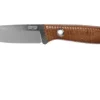 TRC Knives Classic Freedom, Brown Canvas Micarta Outdoor Knife