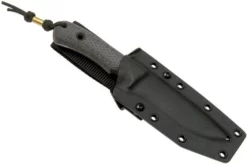 TRC Knives South Pole, Elmax Apocalypse Finish 2022 Biohazard Edition, Black Canvas Micarta, Survival Knife -Gentleman’s Knives Popular Shop TI SP BCM APO 06 trc knives