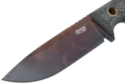 TRC Knives South Pole Apocalypse Finish 2021 Biohazard Edition, Elmax, Black Canvas Micarta, Survival Knife -Gentleman’s Knives Popular Shop TI SP BCM BHE 03 trc knives v202106