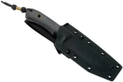 TRC Knives South Pole Apocalypse Finish 2021 Biohazard Edition, Elmax, Black Canvas Micarta, Survival Knife -Gentleman’s Knives Popular Shop TI SP BCM BHE 06 trc knives v202106