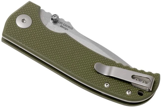Spartan Blades Astor SFBL8GR Green G10 Pocket Knife, Les George Design Spartan Blades Astor SFBL8GR Green G10 Pocket Knife, Les George Design -Gentleman’s Knives Popular Shop USSFBL8GR 04 spartan blades