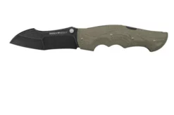 Viper Rhino 1, V5905CV, Blackwash Elmax, Green Canvas Micarta Pocket Knife, Fabrizio Silvestrelli Design