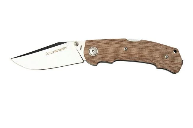 Viper Turn V5988CN Natural Canvas Micarta Pocket Knife, Fabrizio Silvestrelli Design Viper Turn V5988CN Natural Canvas Micarta Pocket Knife, Fabrizio Silvestrelli Design -Gentleman’s Knives Popular Shop VPV5988CN 01 viper