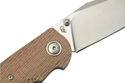 Viper Turn V5988CN Natural Canvas Micarta Pocket Knife, Fabrizio Silvestrelli Design 4 Viper Turn V5988CN Natural Canvas Micarta Pocket Knife, Fabrizio Silvestrelli Design -Gentleman’s Knives Popular Shop VPV5988CN 05 viper
