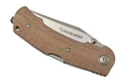 Viper Turn V5988CN Natural Canvas Micarta Pocket Knife, Fabrizio Silvestrelli Design 5 Viper Turn V5988CN Natural Canvas Micarta Pocket Knife, Fabrizio Silvestrelli Design -Gentleman’s Knives Popular Shop VPV5988CN 06 viper