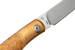 Viper Hug V5990BRW Sandblasted Bronze Wolf Pocket Knife, Sacha Thiel Design -Gentleman’s Knives Popular Shop VPV5990BRW 05 viper