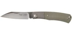 Viper Hug V5992CG Green Canvas Micarta Pocket Knife, Sacha Thiel Design