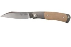 Viper Hug 2 V5994CN Natural Canvas Micarta Pocket Knife, Sacha Thiel Design