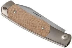 Viper Hug 2 V5994CN Natural Canvas Micarta Pocket Knife, Sacha Thiel Design -Gentleman’s Knives Popular Shop VPV5994CN 04 viper