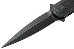 We Knife Angst 2002C Carbon Fibre, Black G10 Pocket Knife, Justin Lundquist Design -Gentleman’s Knives Popular Shop WK2002C 03 we knife