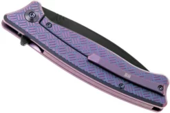 WE Knife Balaenoptera WK712A Pocket Knife, Purple Handle, Black Blade 3 WE Knife Balaenoptera WK712A Pocket Knife, Purple Handle, Black Blade -Gentleman’s Knives Popular Shop WK712A 04 we knife wk712a 04