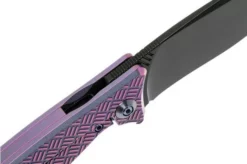 WE Knife Balaenoptera WK712A Pocket Knife, Purple Handle, Black Blade 5 WE Knife Balaenoptera WK712A Pocket Knife, Purple Handle, Black Blade -Gentleman’s Knives Popular Shop WK712A 06 we knife wk712a 06