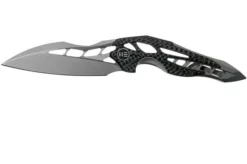 WE Knife Arrakis 906CF-C Pocket Knife, Satin, Gray, Elijah Isham Design