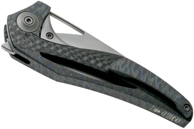 WE Knife 918B ÆternA Marble Blue Pocket Knife, Elijah Isham Design WE Knife 918B ÆternA Marble Blue Pocket Knife, Elijah Isham Design -Gentleman’s Knives Popular Shop WK918B 04 we knife