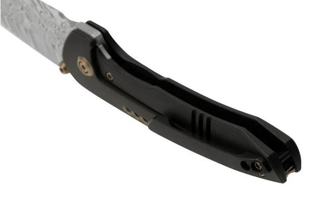 WE Knife Trogon WE22002B-DS1 Black Titanium, Heimskringla Damasteel Pocket Knife WE Knife Trogon WE22002B-DS1 Black Titanium, Heimskringla Damasteel Pocket Knife -Gentleman’s Knives Popular Shop WKWE22002B DS1 04 weknife