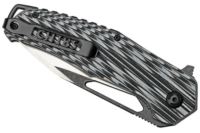 Willumsen Chibs CH21TGR Gray & Black, Pocket Knife Willumsen Chibs CH21TGR Gray & Black, Pocket Knife -Gentleman’s Knives Popular Shop WNCH21TGR 04 willumsen