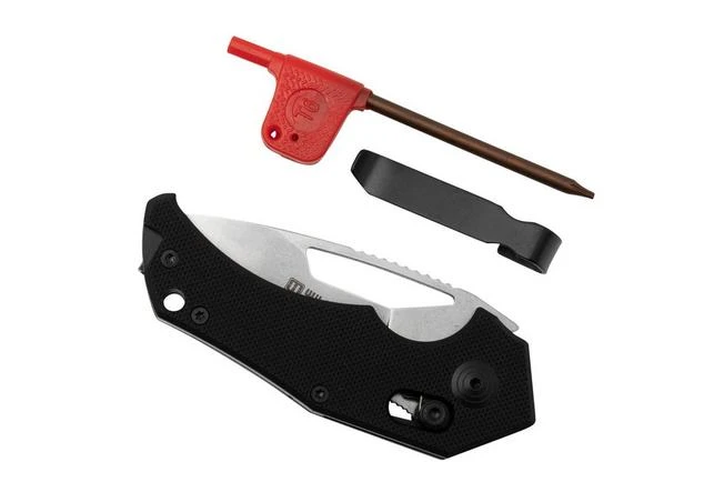 Willumsen Red E Nano, RN23BL Black G10, Stonewash Pocket Knife Willumsen Red E Nano, RN23BL Black G10, Stonewash Pocket Knife -Gentleman’s Knives Popular Shop WNRN23SBL 06 willumsen